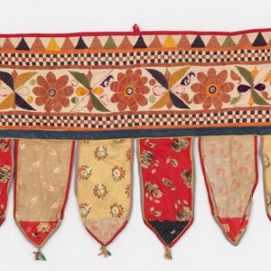Cotton Ethnic Vintage Embroidered Patchwork Door Valances Toran Window Valances