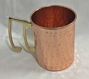 Copper Hammered Mug