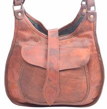 Handmade Vintage Real Leather Shoulder Messenger Bag