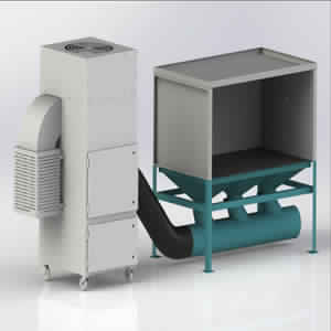 Downdraft Table Dust Collectors