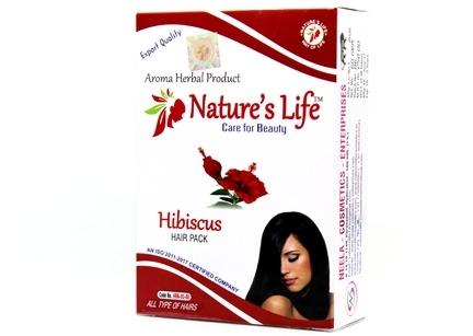 Nature's Life Hibiscus Hair Pack
