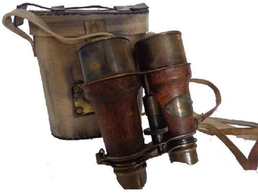 Antique Brass Nautical Spyglass Binocular Maritime