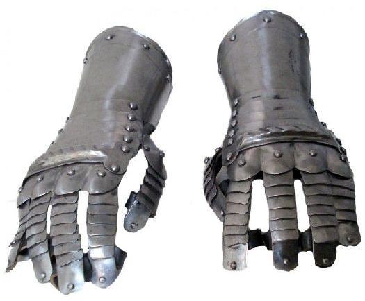 Steel Knight Gauntlets Warrior Gloves