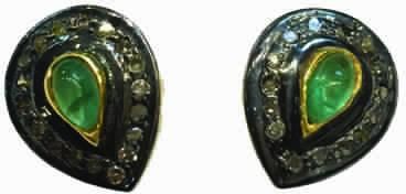 Decent Style Diamond Tops With Emerald