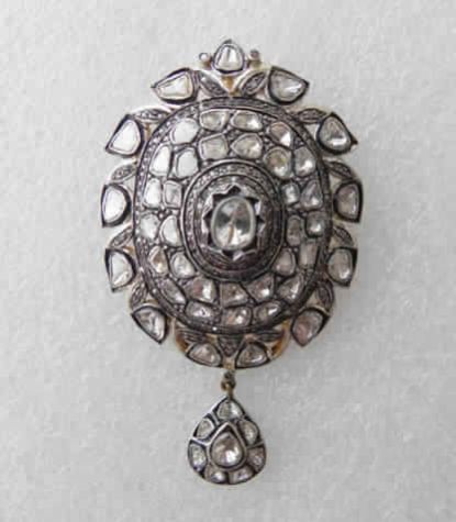 Elegant Diamond Polki Pendant