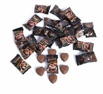 Piece Heart Shaped Chocolate, Color : Brown