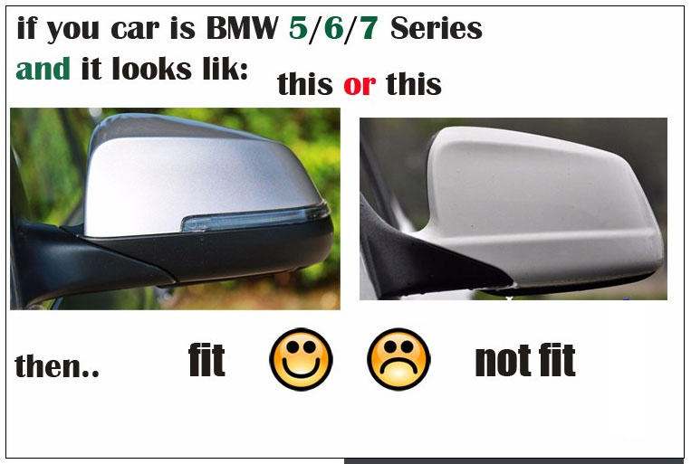bmw 5 series F10 carbon fiber mirror cover M5 look (Premium Car Accessories - DealKarDe)