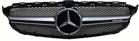 Mercedes benz c class amg look front grill (Premium Car