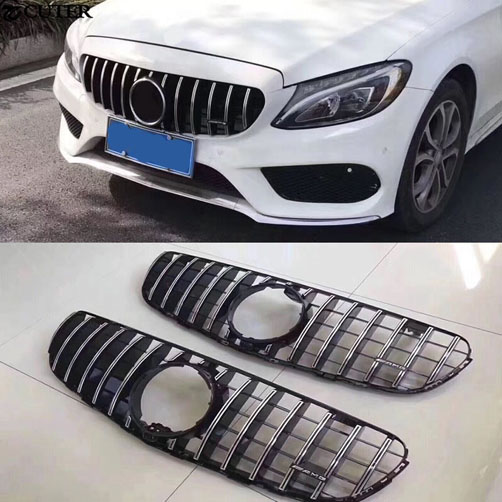 Mercedes benz c class front grill sport version (Premium Car Accessories - DealKarDe)