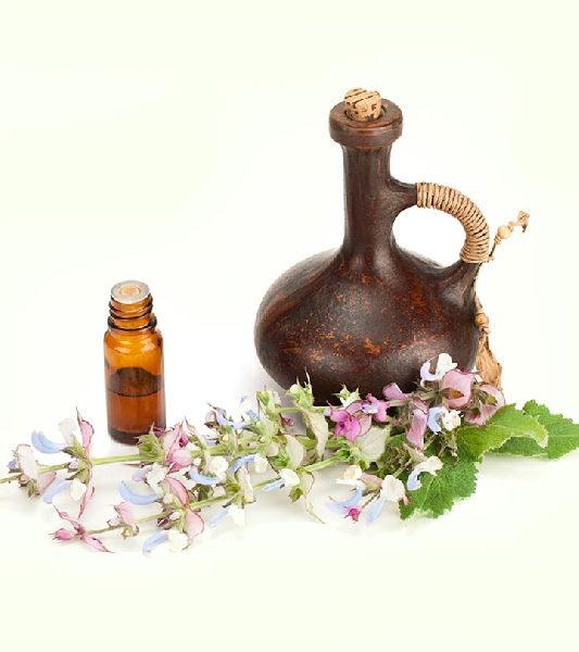 Clary Sage Essential Oil, for Cosmetics, Medicines, Packaging Type : Glass Bottle, Plastic Bottle