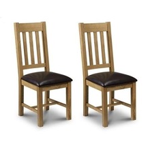 Oak Pair of Dining Chairs