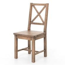 Rustic Coastal Solid Wood Dining Room Chair