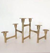 A.M.I Metal Brass Candle Holder