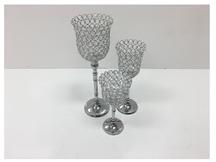 SILVER PLATED WEDDING CANDLE HOLDER, for Home Decoration