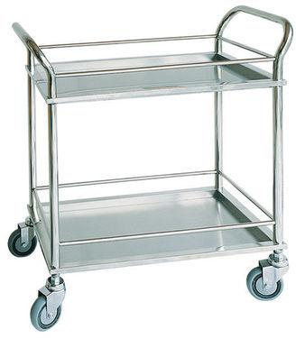 INSTRUMENTS TROLLEY STAINLESS STEEL