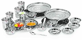 Home Appliances Paradise Stainless Steel Dinner Set