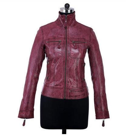 Ladies leather jacket, Size : M, XL