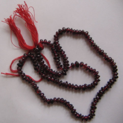 Garnet rhondelle plain gem beads, Stone Size : 4-5mm