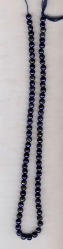 Lapis Lazuli plain rd. gem beads, Size : 6mm
