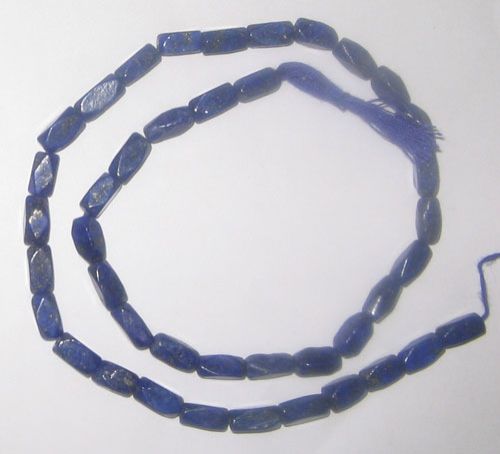 Syn.lapis Rectangle Fac.gem Beads