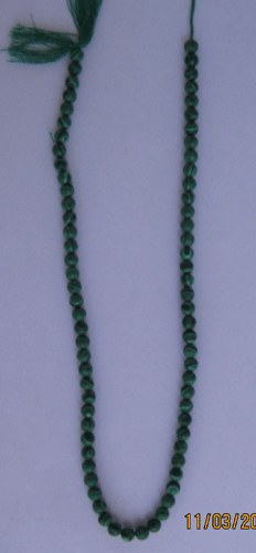 Syn. melakite plain round beads, Stone Size : 4mm