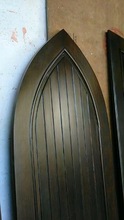 Swing Gothic Arch Solid wood Single Door