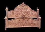 Hand Carved Double Bed Head and Foot Board