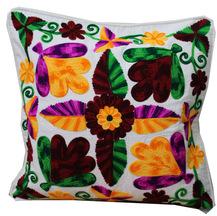 Jaipuri Pure Cotton Designer Suzani Work Sofa Cushion Cover