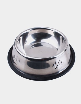 METALEDGE Rounded Stainless Steel Dog Bowl