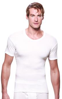 Lux Innerwear 1x1 Rib Knitted Fabric Mens Cotton T-shirt - Lux ...