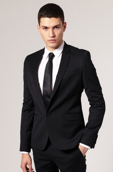 Mens Formal Black Tuxedo Suit, Occasion : Party Wear, Wedding Wear