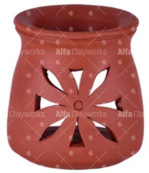 Aromatherapy diffuser, Color : Terracotta Red