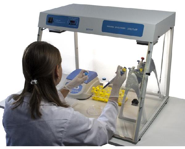 Aluminium PCR Workstation, for Research Purpose, Color : White