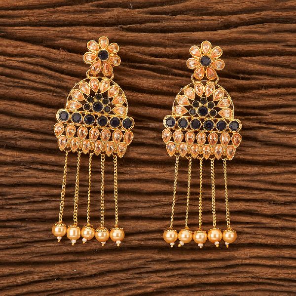 Antique Long Earring With Gold Plating