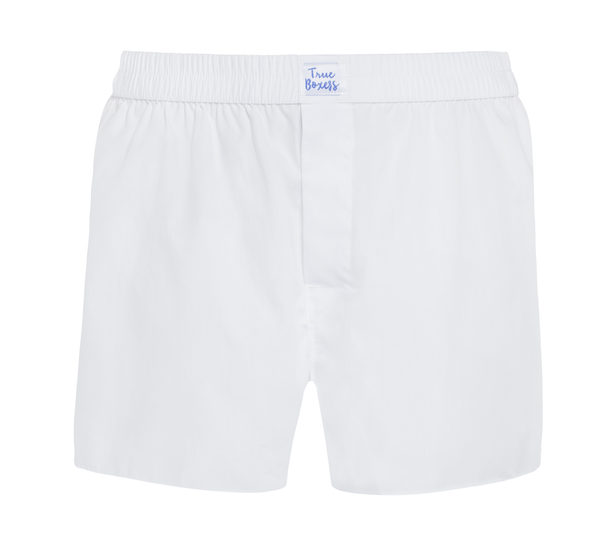 mens plain white boxer shorts