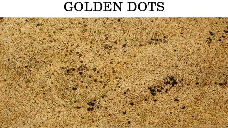 Rectangular Golden Dots Granite, for Hotel, Kitchen, Office, Feature : Fine Finished, Optimum Strength