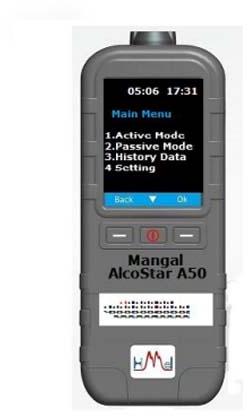 Alcohol Breath Analyser AlcoStar A50P