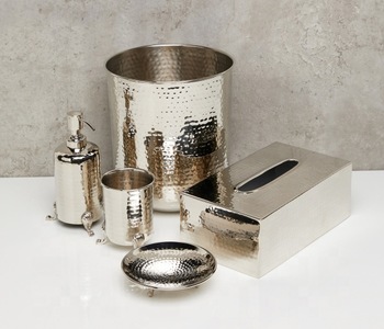 Luxury 5 pieces Stainless Steel Bathroom Set