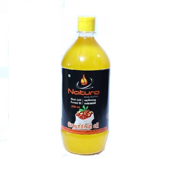 Wood Cold Pressed Groundnut Oil, for Cooking, Medicines, Certification : FSSAI