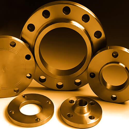 Round Copper Nickel Flanges, for Fittings, Industrial Use, Size : ½”NB TO 48”NB