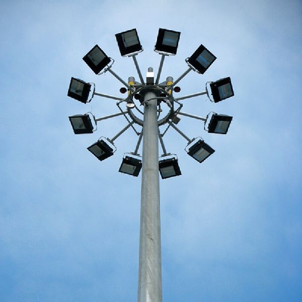SUBHAM Metal High Mast Lighting Pole, Standard : GB