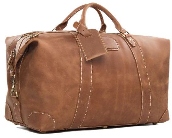 Plain Leather Travel Bags, Size : 10x10inches, 12x10nches