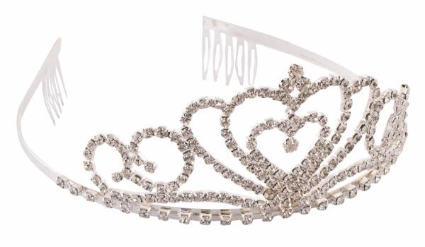 HIGH QUALITY CROWN STYLE STONE STUDD HAIR BAND(KHB27)