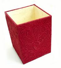 custom made handmade paper dustbin