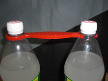 Custom plastic drinks bottle holder