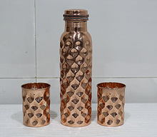 TLT Metal copper water bottle, Certification : FDA