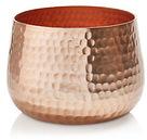 Metal Hammered Copper Glass Vase