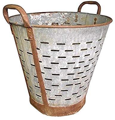 metal planters olive bucket living