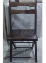 Rustic Wood Folding Chair, Rose Sheesham Wooden Dining chair