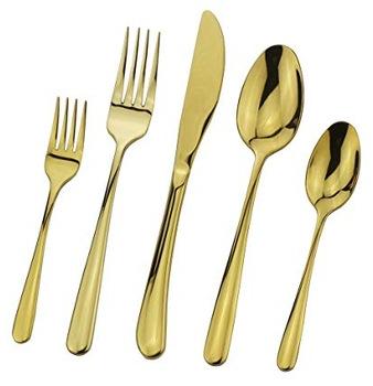 3A INTERNATIONAL brass cutlery set, Style : Modern